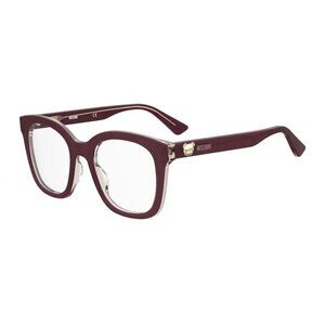 NEW MOSCHINO EYEGLASSES BURGUNDY WOMEN EYEWEAR MOSCHINO MOS630 0LHF 00